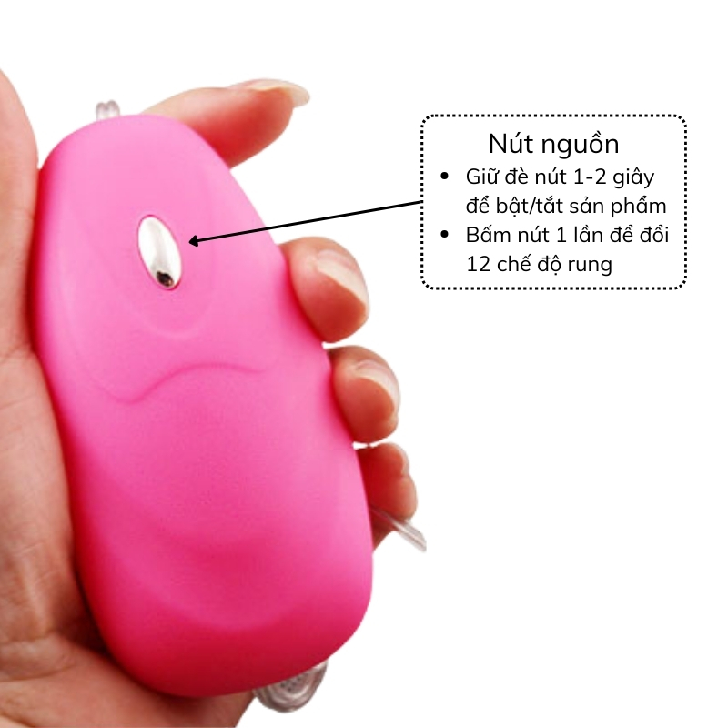 Trứng rung 12 chế độ Manno Trứng rung 12 chế độ Manno