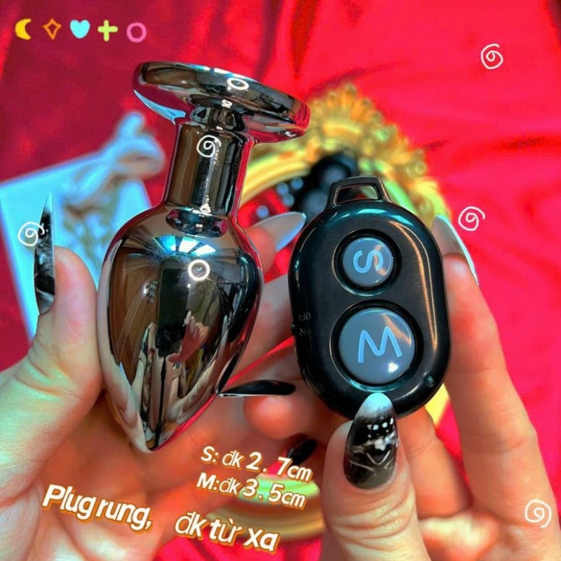 Plug rung hậu môn inox Mizzze Runyu