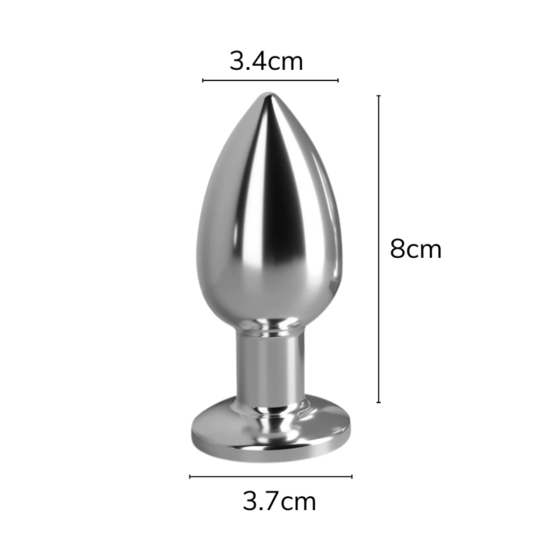 Plug rung hậu môn inox Mizzze Runyu