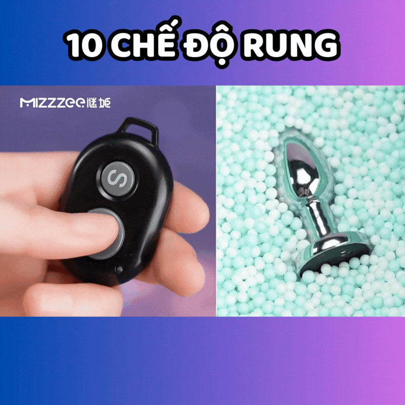 Plug rung hậu môn inox Mizzze Runyu