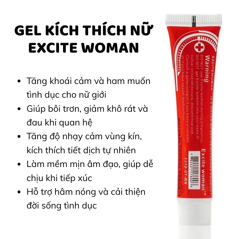 Gel kích thích khoái cảm nữ Excite Woman