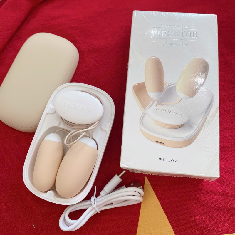 Trứng rung 2 đầu Lilo Magic Box