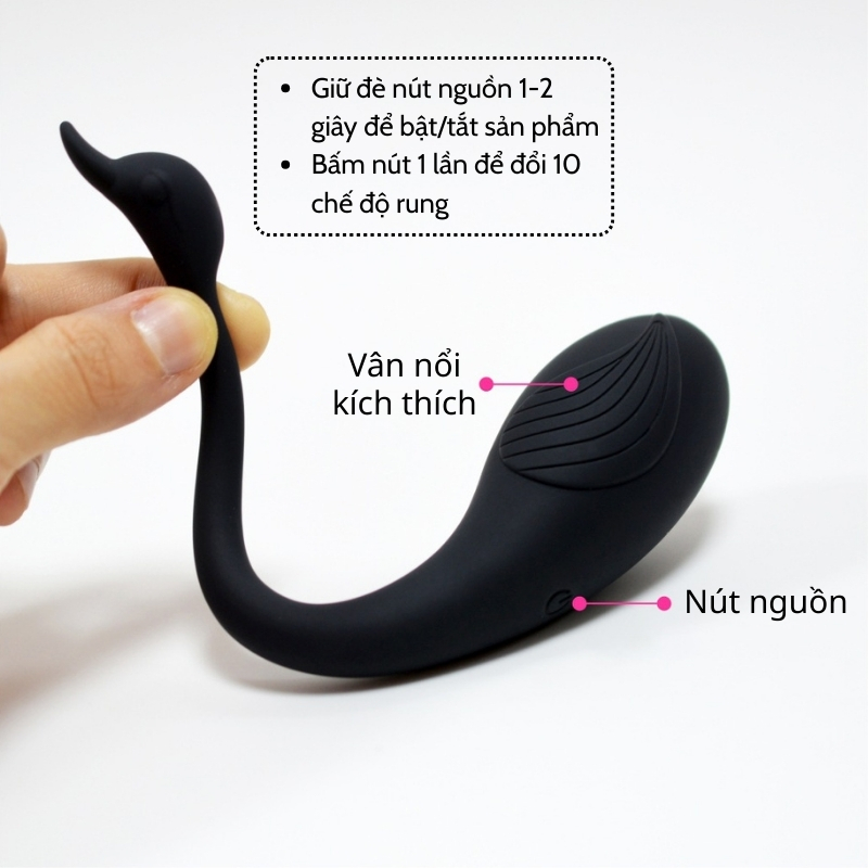 trung-rung-dieu-khien-tu-xa-ca-heo-swan-4 Trứng rung điều khiển từ xa thiên nga Swan
