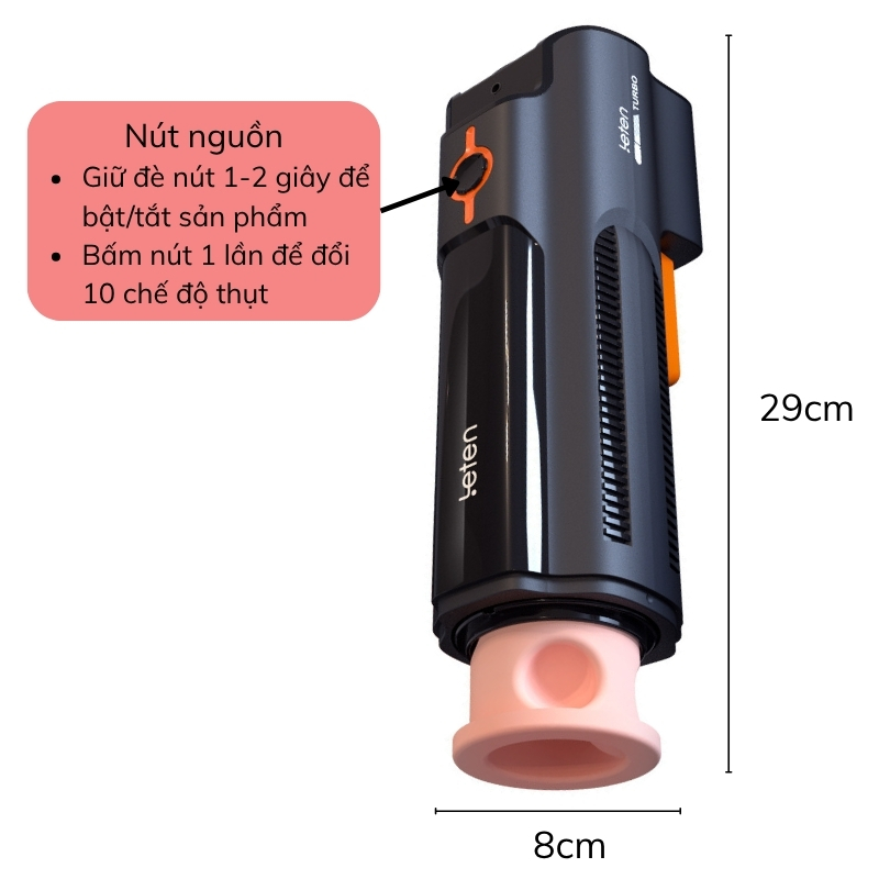 Máy thủ dâm tự động Leten Turbo Thrusting