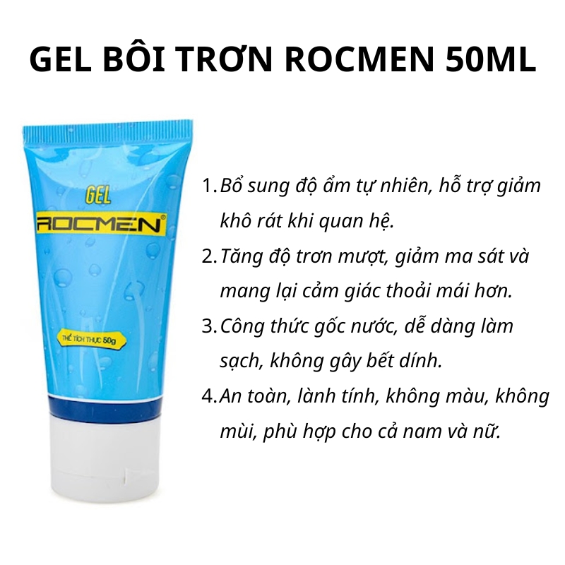 Gel bôi trơn Rocmen 50ml